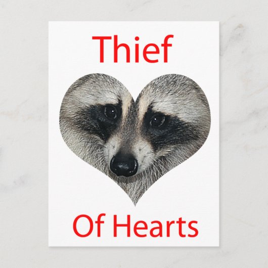Heartdief Briefkaart (Voorkant)