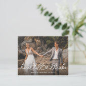 Heartfelt Bedankt Weddenfoto (Staand voorkant)