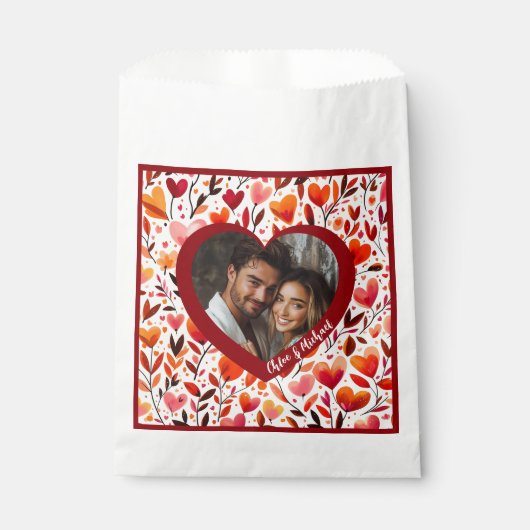 Heartfelt Blooms Wedding Bedankzakje (Voorkant)