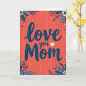 Heartfelt Botanical Mom Card Kaart (Gele Bloem)
