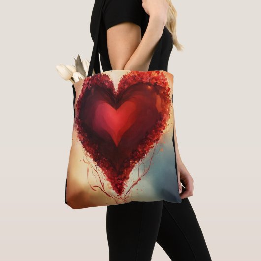 Heartfelt Canvas tas Design (Dichtbij)