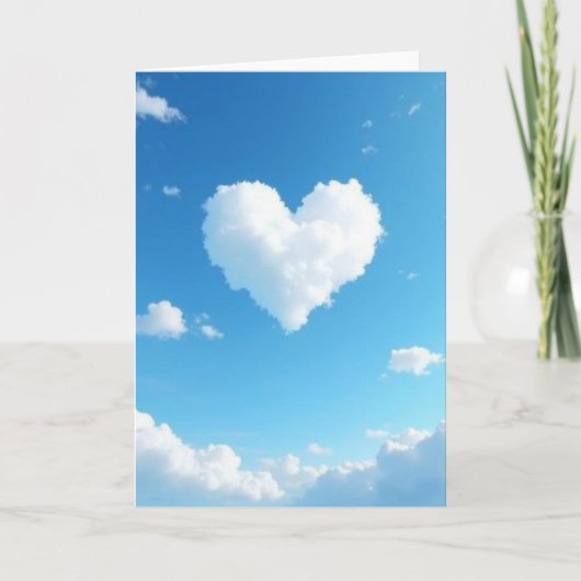 Heartfelt Cloudscape Love Card Kaart (Voorkant)