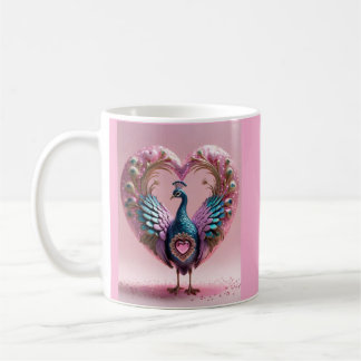 Heartfelt Elegance: Pink Peacock Mok