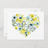 Heartfelt Floral I Briefkaart (Voorkant / Achterkant)