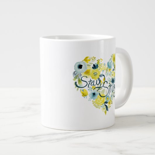 Heartfelt Floral I Grote Koffiekop (Voorkant rechts)