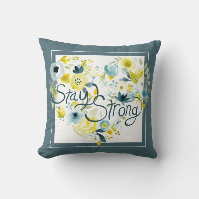 Heartfelt Floral I Kussen (Voorkant)