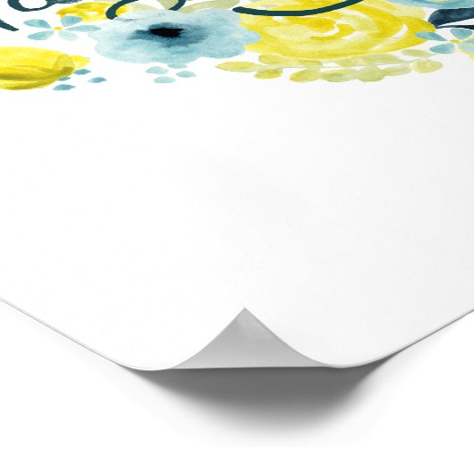 Heartfelt Floral I Poster (Hoek)