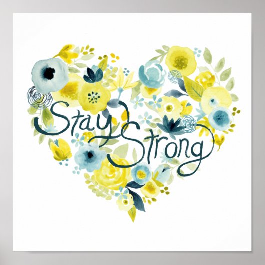 Heartfelt Floral I Poster (Voorkant)