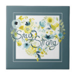 Heartfelt Floral I Tegeltje<br><div class="desc">Heartfelt Floral I van June Erica Vess</div>