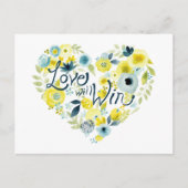 Heartfelt Floral II Briefkaart (Voorkant)