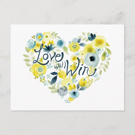 Heartfelt Floral II Briefkaart (Voorkant)