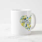 Heartfelt Floral II Grote Koffiekop (Voorkant rechts)