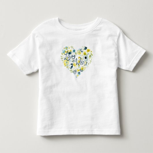 Heartfelt Floral II Kinder Shirts (Voorkant)