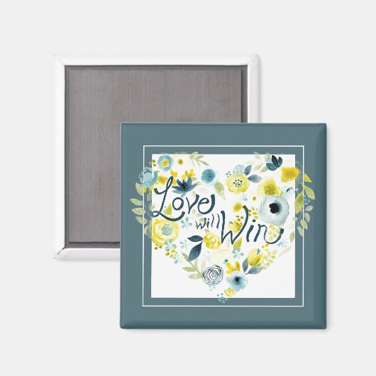 Heartfelt Floral II Magneet (Voorkant / Achterkant)