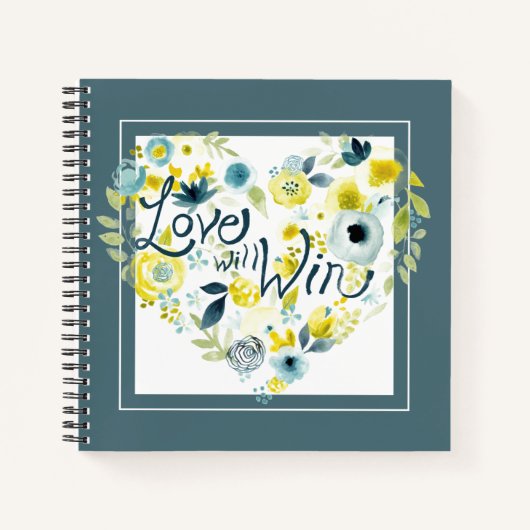 Heartfelt Floral II Notitieboek (Voorkant)