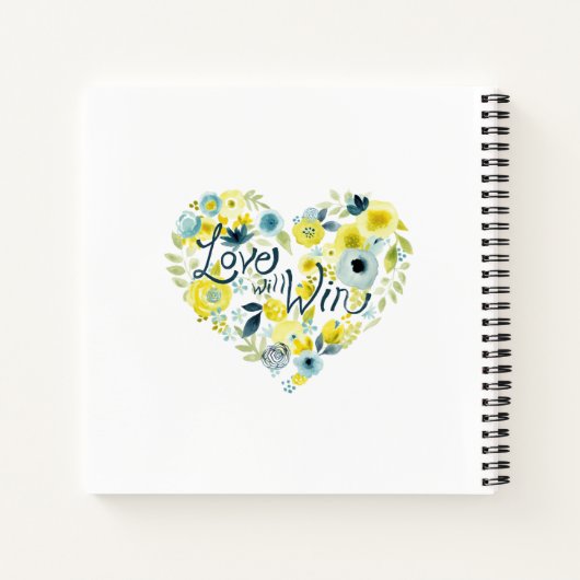 Heartfelt Floral II Notitieboek (Achterkant)