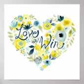 Heartfelt Floral II Poster (Voorkant)