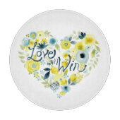 Heartfelt Floral II Snijplank (Voorkant)