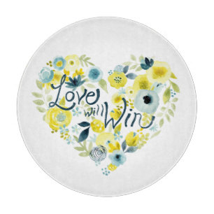 Heartfelt Floral II Snijplank