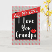 Heartfelt Grandpa Love Card Kaart (Gele Bloem)