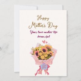 Heartfelt Happy Mother’s Day Card for Mom Kaart