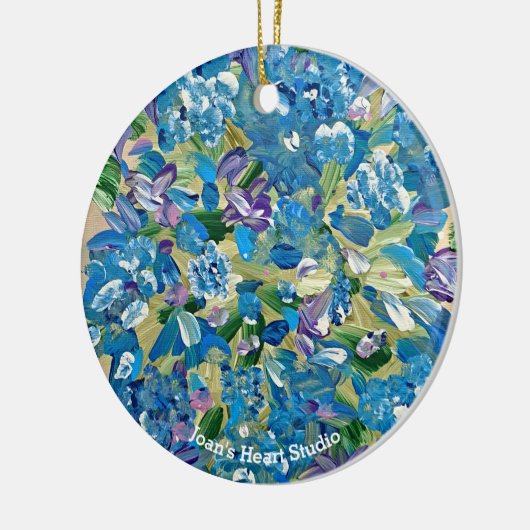 Heartfelt Hydrangea Ornaments Keramisch Ornament (Links)