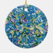 Heartfelt Hydrangea Ornaments Keramisch Ornament (Achterkant)