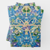 Heartfelt Hydrangea Wrapping Paper (In situ)