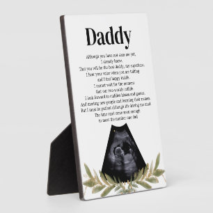 Heartfelt Keepsake voor aanstaande vader van Bump Fotoplaat