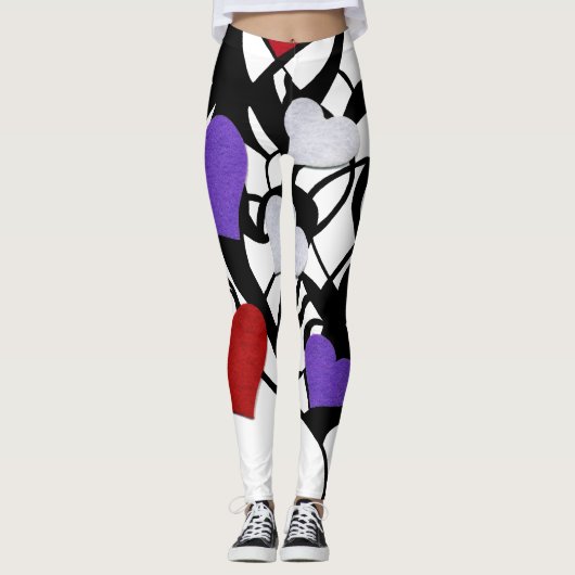 "Heartfelt"-Leggings Leggings (Voorkant)