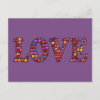 Heartfelt Love Colorful Briefkaart