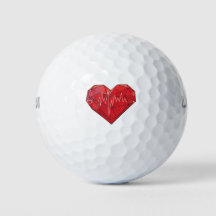 Heartfelt Love Golf Ball: Symbool van Passie op de