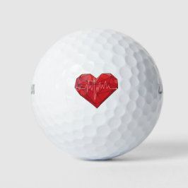 Heartfelt Love Golf Ball: Symbool van Passie op de Golfballen