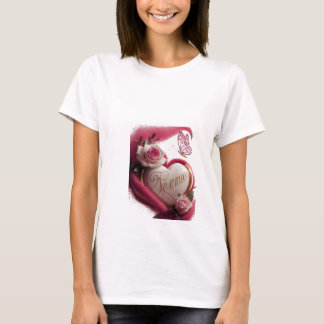 "Heartfelt Love Graphic T-shirt" T-shirt