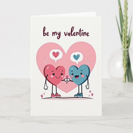 Heartfelt Love Pattern Card Kaart (Voorkant)