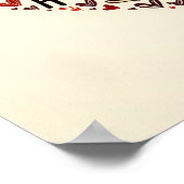 Heartfelt Love Word Cloud - Romantisch Poster (Hoek)