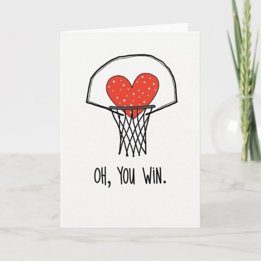 Heartfelt Minimalist Win Card Kaart (Voorkant)