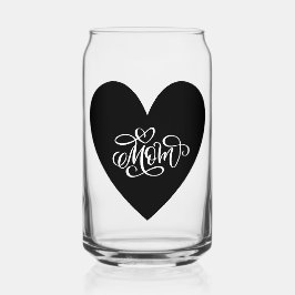 Heartfelt Mom Glass Blikvorm Glas