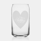 Heartfelt Mom Glass Blikvorm Glas (Achterkant)
