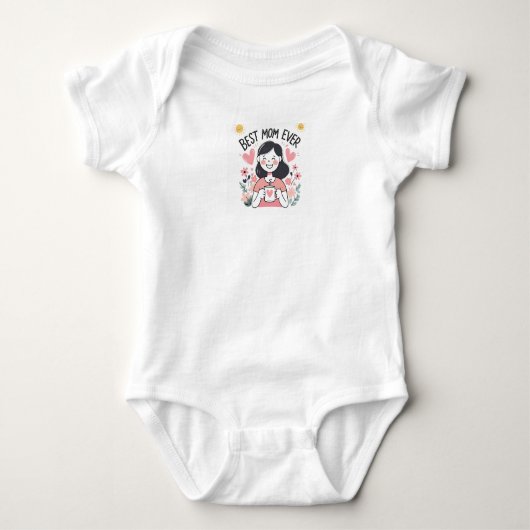 Heartfelt Mother's Day Design voor bodysuits (Voorkant)