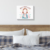 Heartfelt Mother's Day Design voor geschenken Canvas Afdruk (Insitu (Slaapkamer))