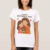 Heartfelt Mother's Day Gift 2025 – Celebrate Mom T-shirt (Voorkant)