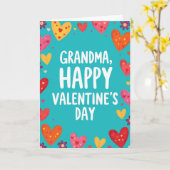 Heartfelt Painted Hearts Grandma Card Kaart (Gele Bloem)