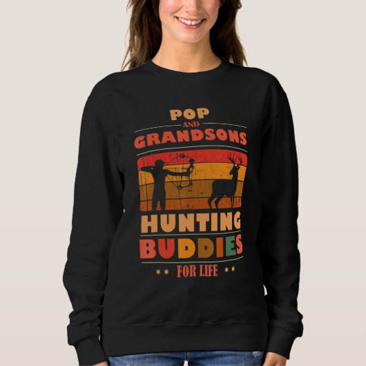 Heartfelt POP Grandsons Buddies For Life Hunting Trui (Voorkant)