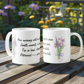 Heartfelt Quote for Retirement Elegant Wildflower  Koffiemok