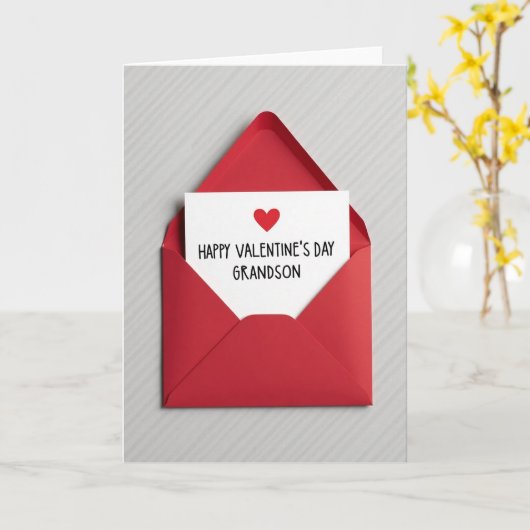 Heartfelt Red Envelope Card Kaart (Gele Bloem)