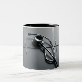 Heartfelt Sips: Stethoscoop Mok voor verpleegkundi