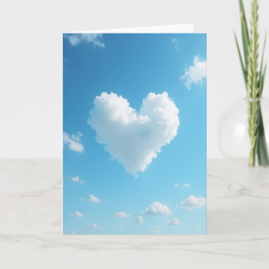 Heartfelt Sky Heart Card Kaart (Voorkant)