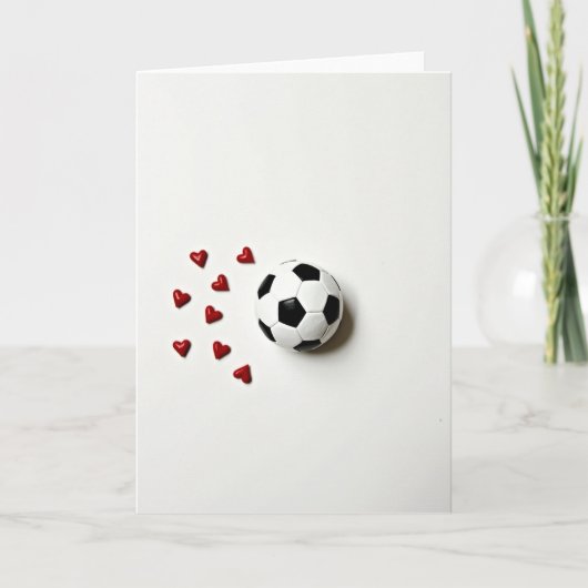 Heartfelt Soccer Card Kaart (Voorkant)
