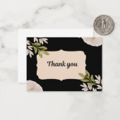 Heartfelt Thanks Notitiekaartje (Voorkant / Achterkant in situ)